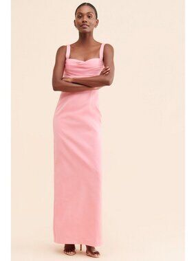 chinese dress ladies Luella Crepe Corset Maxi Dress - Cornflower Blue